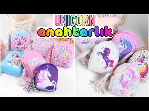 ÇOK SEVECEĞİNİZ UNICORN ANAHTARLIK FİKİRLERİ - Mini Sırt Çantası Yapımı - KENDİN YAP - DIY