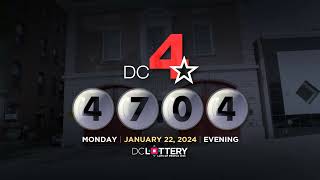 DC LOTTERY Evening 01/22/2024