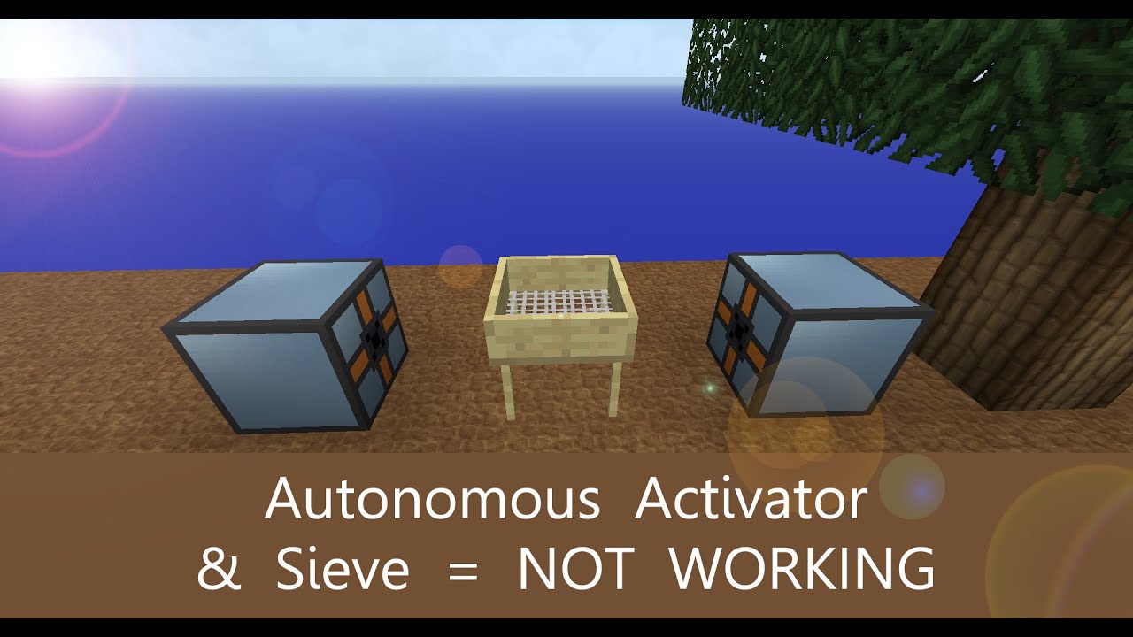 Sieve & Autonomous Activator Automatisation are not working? This will help