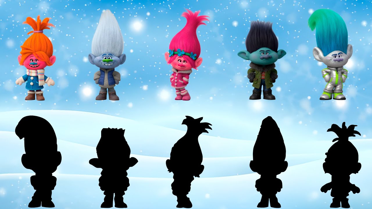 Тролли зимой | Подберите подходящую тень