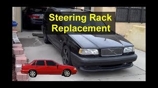 How to replace the power steering rack on a P80 Volvo, 850, S70, V70, etc. - VOTD