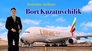 Emirates da Bort Kuzatuzchisi  bo’lib Ishlash   (Working as cabin crew in Emirates)