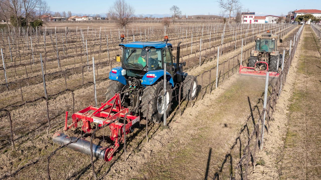 New Holland T5.95 + Аэратор F.lli Drigo 🍇