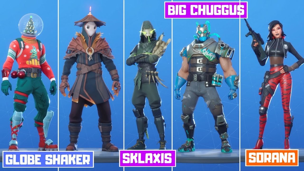 *NEW* All Leaked Fortnite Skins (v11.20)! (Globe Shaker ...