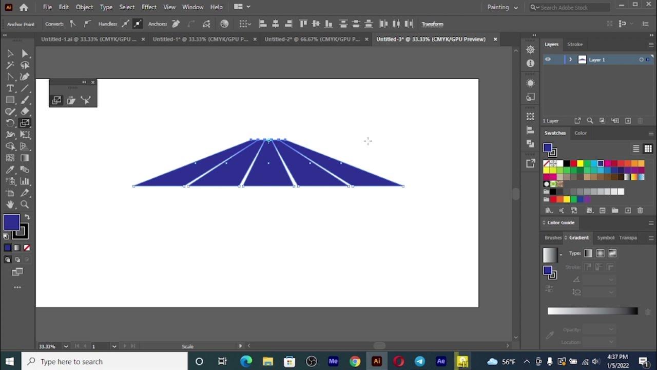 How to Use Scale_Shear_Reshape_ Free Transform Tools Adobe Illustrator