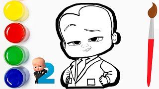 Como desenhar o bebê chefe 2 The Boss Baby: Family Business - Cat color 