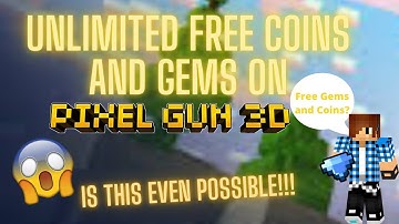GET FREE UNLIMITED GEMS AND COINS GLITCH IN Pixel Gun 3D 19.1 (ONLY ON iOS)