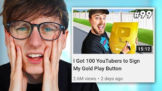 Did This Youtuber STEAL My Play Button Video Idea??