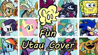 Fun but Every Turn a Different Character Sing it (FNF Fun but Everyone Sings It) - [UTAU Cover]