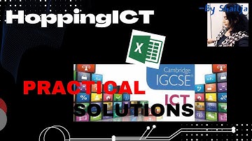 2021 OCT/NOV PAPER 3 | MS EXCEL  PART - 2  #IGCSE  #ICT  #PASTPAPER  #CAMBRIDGE  #DATA ANALYSIS