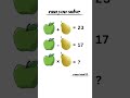 apple 🍏 and avocado 🥑 add , subtract , multiple can you solve 💯 please # subscribe # smart mind 2.3#