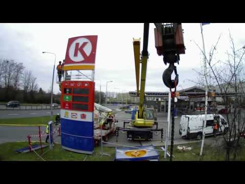 Timelaps przemiana stacji na Circle K