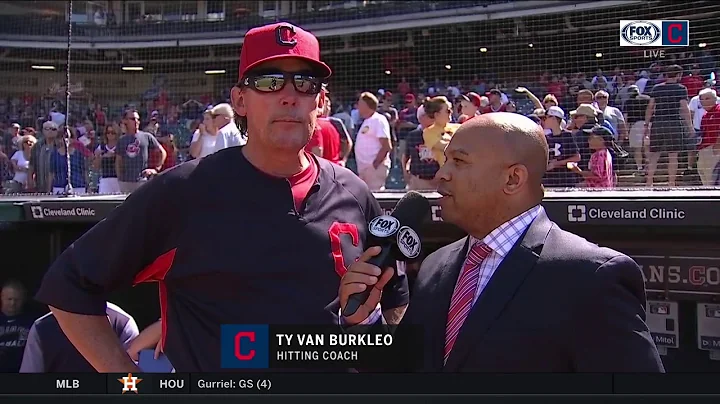 Andre catches up with hitting coach Ty Van Burkleo...