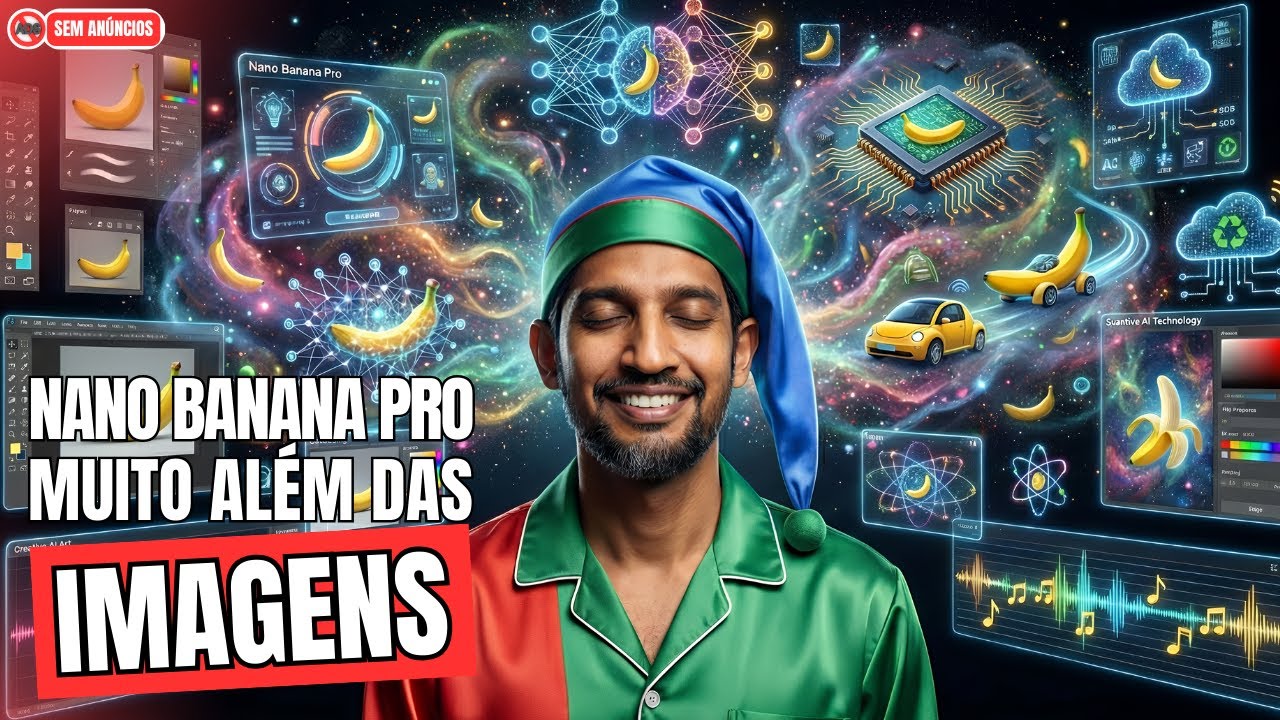 (SEM AD) 🔥 Nano Banana Pro: 10 usos que vão MUITO além de gerar imagens ...