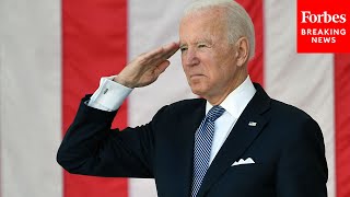President Biden Delivers Memorial Day Address At Arlington National Cemetery