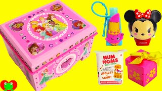 Diy Disney Princess Treasure Box With Num Nom Lip Balms Tsum Tsum Shopkins And More