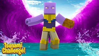 THANOS UNLEASHES A TSUNAMI AT US! - Minecraft Thanos