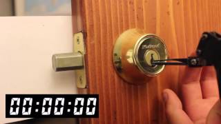 Kwikset Deadbolt with a Pick Gun - Front Range Locksmith