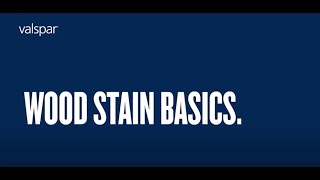 How to-Wood Stain Basics