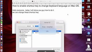 mac keyboard shortcut change language mac keyboard shortcut change language