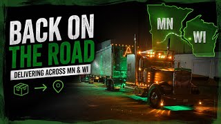 I'm Backing Pulling My Reefer Wagon! | Custom Kenworth | Midwest Run