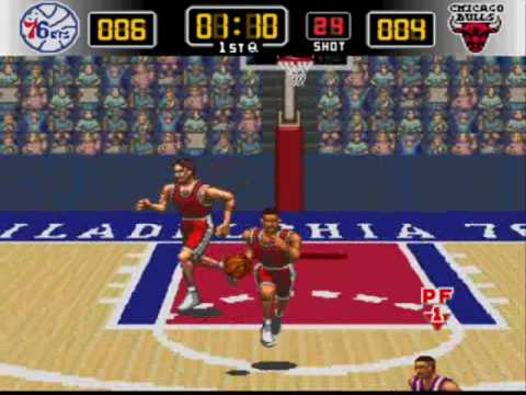 Super Nintendo - NBA Give 'n Go (1995) 