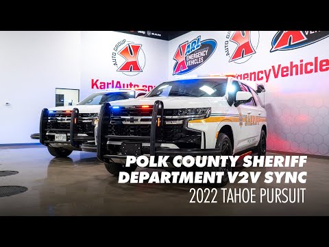 Polk County Iowa Sheriff's Department - 2022 Tahoe Pursuit with V2V Sync