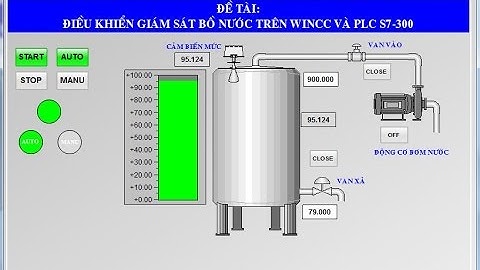 Điều khiển giám sát bồn nước trên WINCC và S7-300