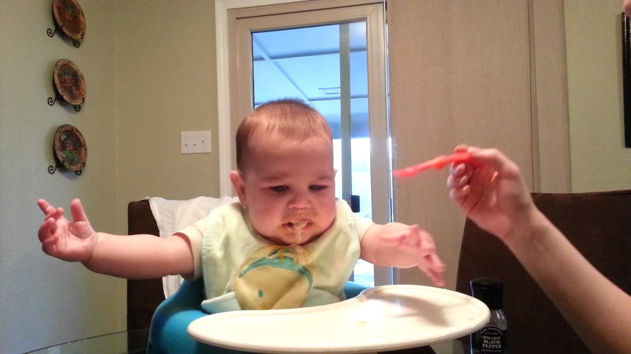 Baby Man Eating Squash YouTube
