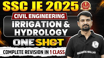 Irrigation & Hydrology In ONE SHOT | SSC JE Civil Engineering Classes| Irrigation & Hydrology SSC JE