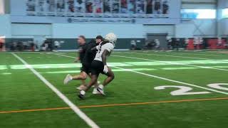Miami Hurricanes practice August 10, 2026 Receiver Work