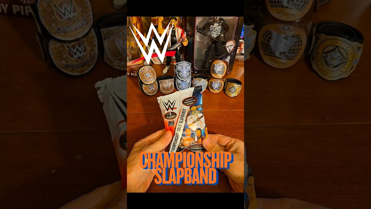 Opening a WWE Championship Slapband from the Explosive Collection.