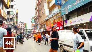 Walking in Local Markets of Kathmandu - 3D Audio | New Road, Kathmandu City Walks | 4K ASMR