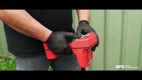 Finding & locating a sewer blockage - CCTV Camera inspection