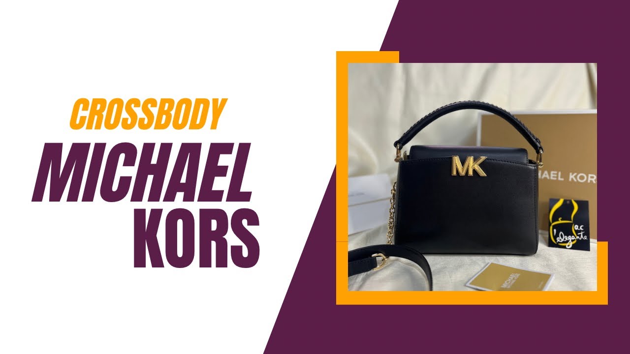 MK KARLIE SMALL LEATHER CROSSBODY BAG {UNBOXING} 