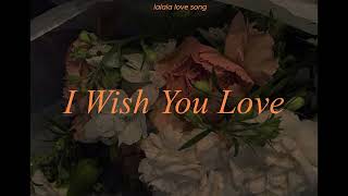 Video thumbnail of "Laufey - I Wish You Love // lyrics"