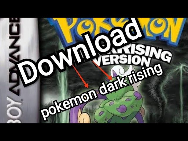 Pokemon Dark Rising ROM Download - GameBoy Advance(GBA)