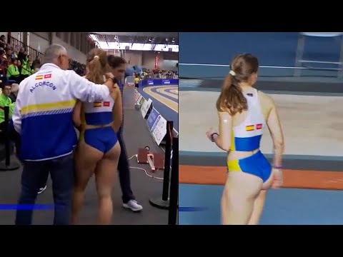 Laura Martinez | Very Disappointed | Spanish 2024 Indoor Long Jump