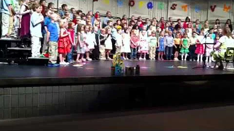 Dancing at the Kindergarten Concert