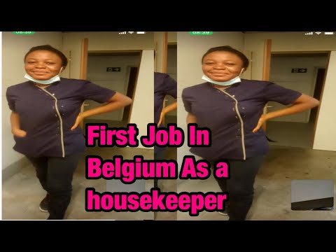 My First Job In Belgium as a Hotel HouseKeeper| African International Student Diary