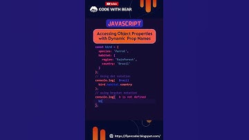 🔥🔥Access Object Property with name #shorts #ytshorts #viral #viralshorts #shortsfeed #feed #short
