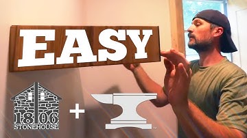 1806 Stone House Built a Shelf For Our Floating Shelf Bracket