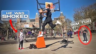 I CRASHED Their Court in Amsterdam. Raw Dunks.