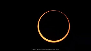 "Ring of Fire" 2023 Annular Solar Eclipse - FULL TIMELAPSE
