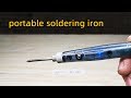 Review and test portable 5V 8W USB soldering iron