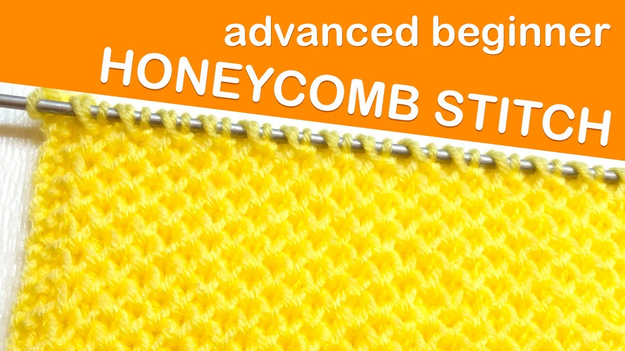 Honeycomb Brioche Knitting Pattern 🧶 Easy 3D Knit Stitch for Beginners FULL TUTORIAL