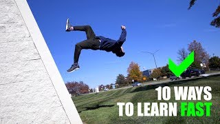 Learn how to Wall Flip FAST - 10 Wall Flip HACKS!