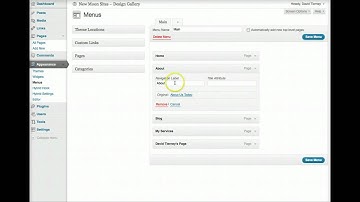 WordPress Tutorials | Working with Menus