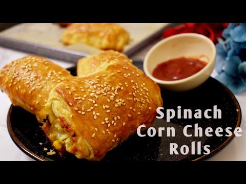 Spinach Cheese Rolls | How To Make Best Spinach Cheese Rolls