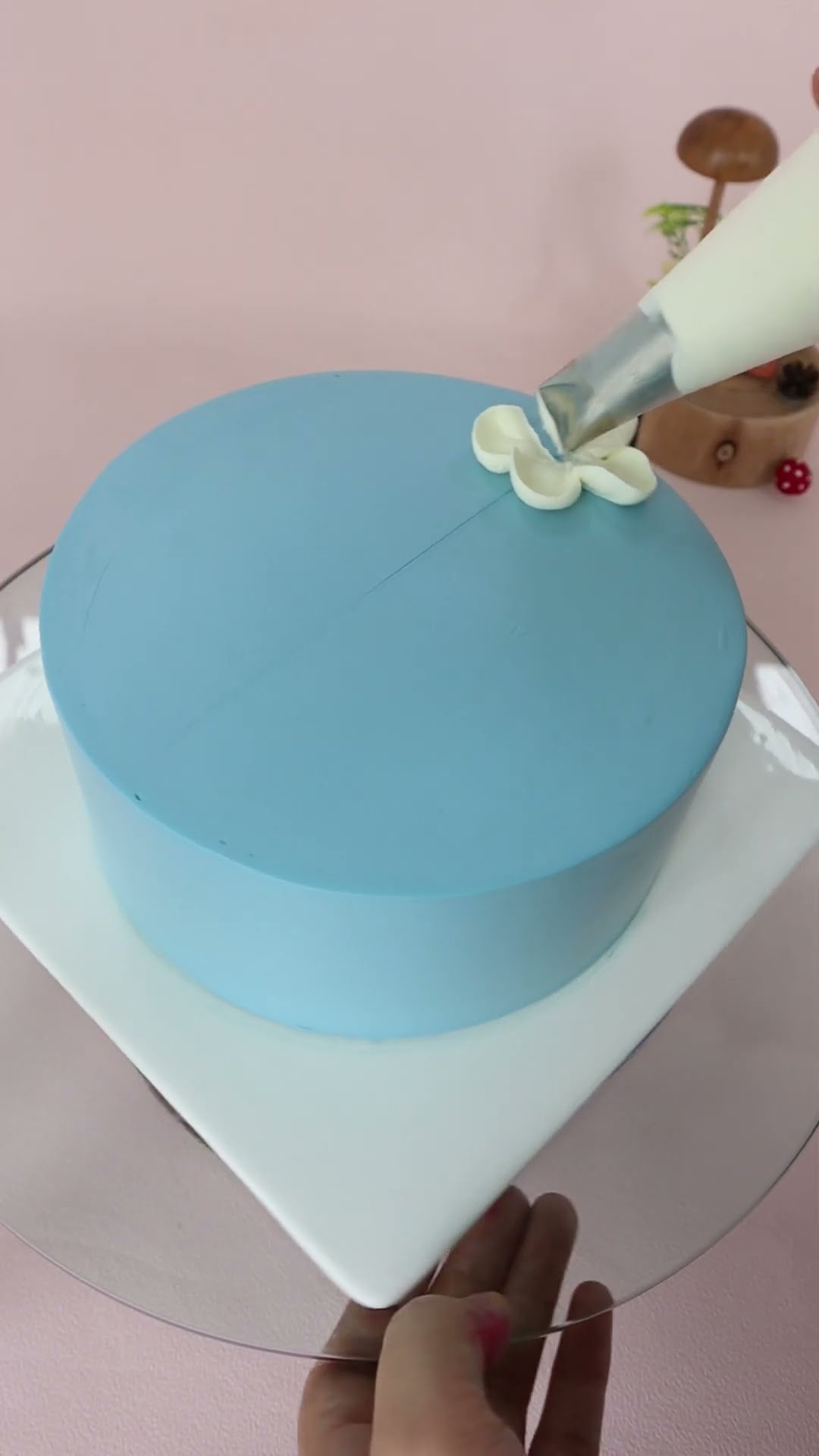 Private baking Birthday cake decorating tutorial Western pastry baking training